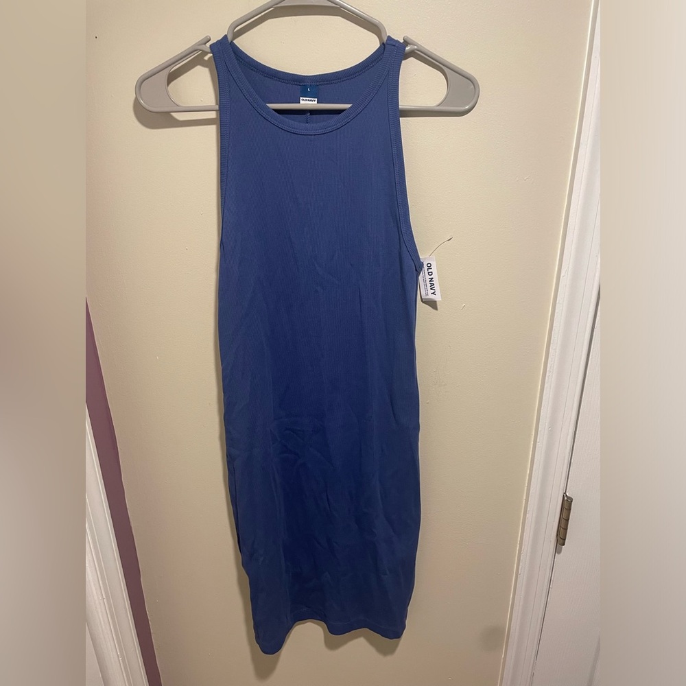 *NWT* Old Navy Blue Midi Dress